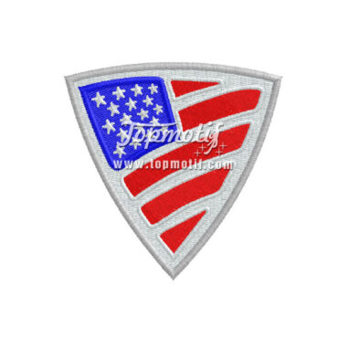 American Flag Embroidery Patches Iron On Jackets