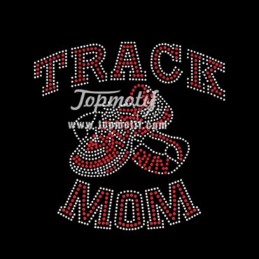 wholesale bling bling track mom heat press transfers