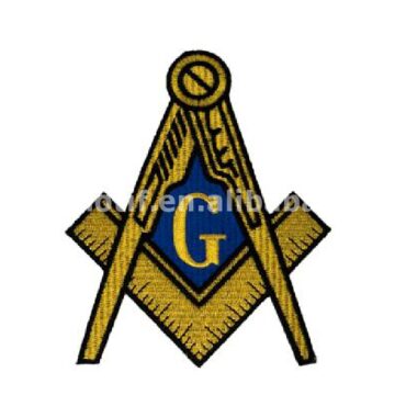 Low MOQ Mason Freemason Iron on Embroidered Patch