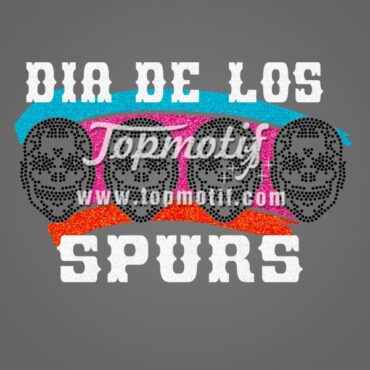 Spurs Rhinestone Transfers For clothes