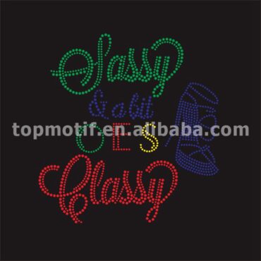 OES rhinestone heat transfers for t shirts