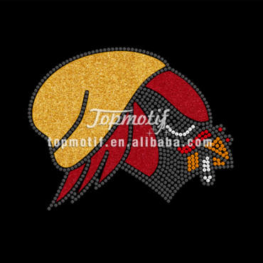 Football Transfers cardinals rhinestone transfer for custom t-shirt