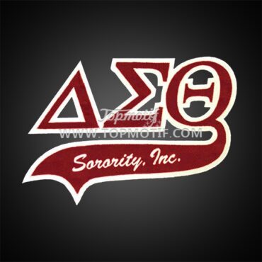 Sorority Iron on Patch Delta Sigma Theta