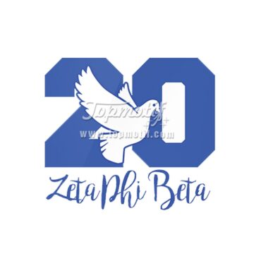 Zeta Phi Beta heat transfer vinyl for clothing