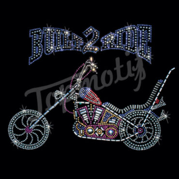 Build 2 Ride Motorcycle Rhinestone Transfers