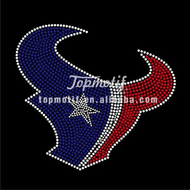 Custom Iron On Transfers For Shirts Texas Hot Fix Motif Rhinestone