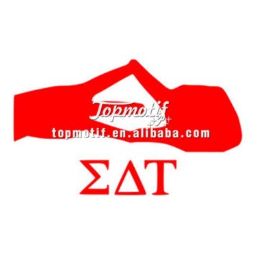 Newest iron on transfer stickers sorority heat transfer sticker