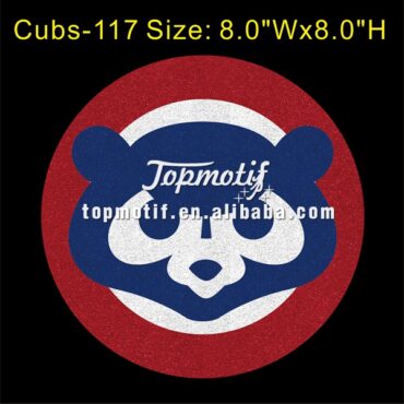 Custom Heat Transfers Cubs Glitter Vinyl Transfer Wholesale