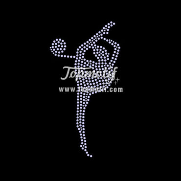 Rhinestone Hotfix Transfer Gymnastics Iron On Rhinestones Designs