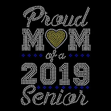 pround mom 2019 hot fix rhinestone transfer in china