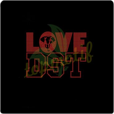 Bling Love DST Rhinestone Stud Motifs Transfer