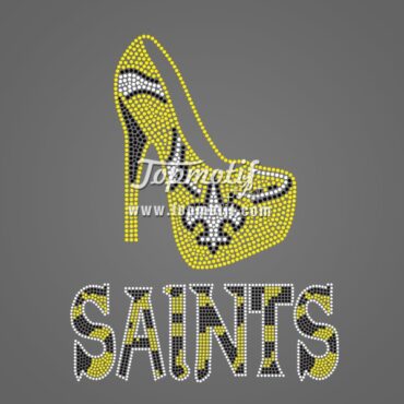 Saints High Heels Wholesale Rhinestone Transfer