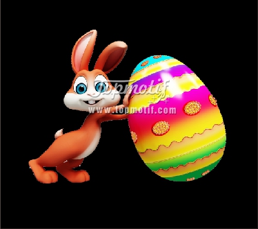 2018 new design Happy Easter heat transfer printing for clothing