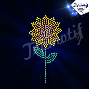 Flower Rhinestone Transfers, Create Custom Iron On Transfers,  Heat Transfer Designs Wholesale