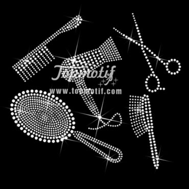 iron on crystals transfers hair style rhinestone design templates